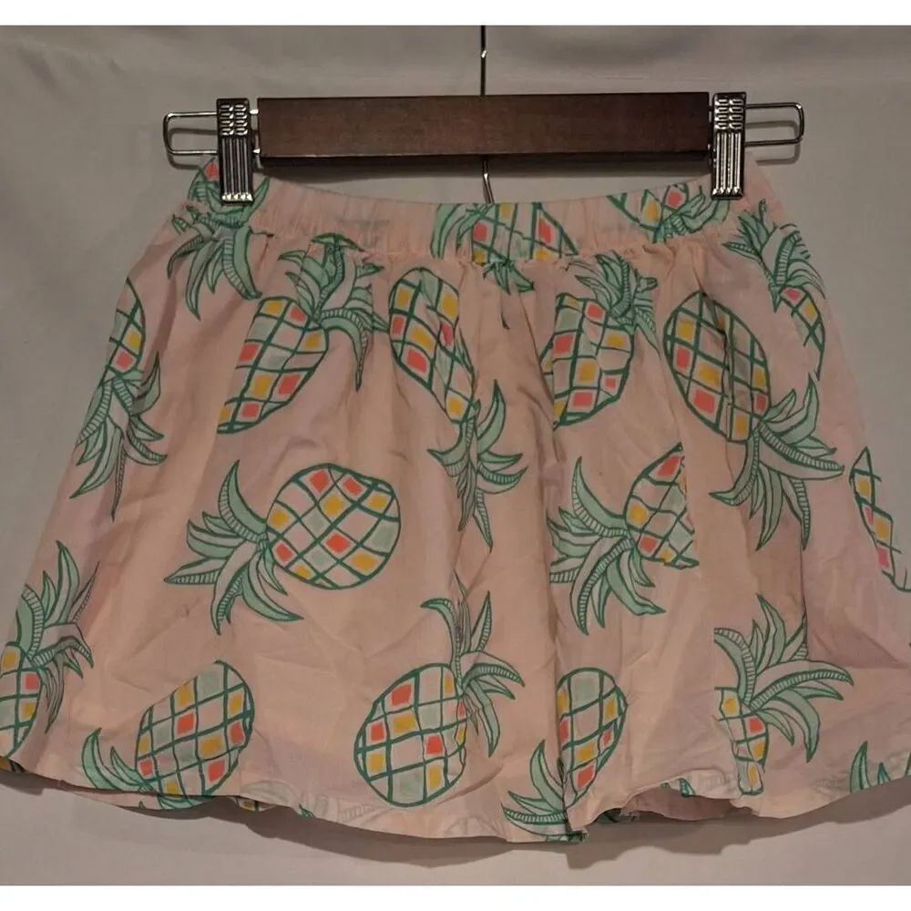 Gymboree Girls Island Cruise Pink Pinapple Skirt Size‎ 8